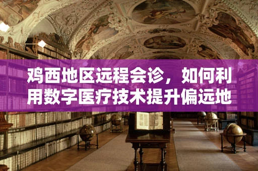 鸡西地区远程会诊，如何利用数字医疗技术提升偏远地区医疗服务质量？