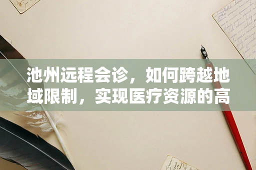池州远程会诊，如何跨越地域限制，实现医疗资源的高效共享？