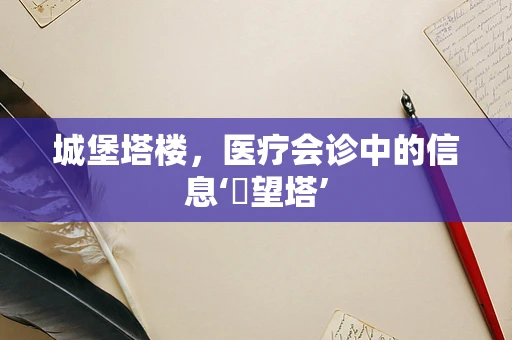 城堡塔楼，医疗会诊中的信息‘瞭望塔’