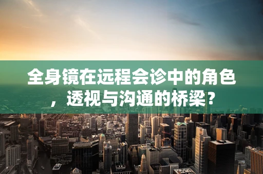 全身镜在远程会诊中的角色，透视与沟通的桥梁？