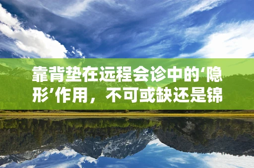 靠背垫在远程会诊中的‘隐形’作用，不可或缺还是锦上添花？