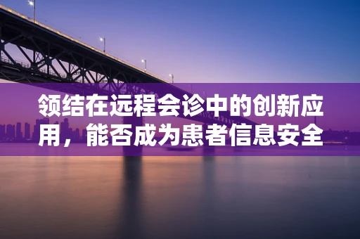 领结在远程会诊中的创新应用，能否成为患者信息安全的‘守护结’？