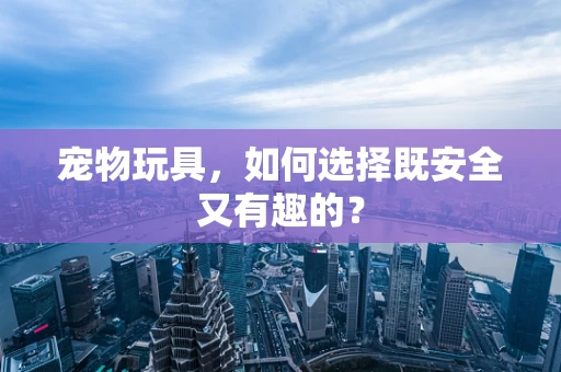 宠物玩具，如何选择既安全又有趣的？
