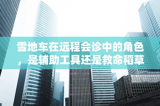 雪地车在远程会诊中的角色，是辅助工具还是救命稻草？