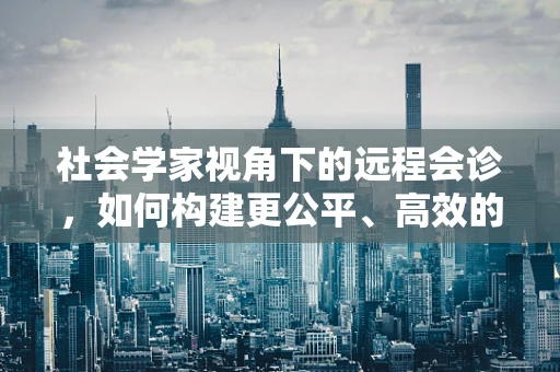 社会学家视角下的远程会诊，如何构建更公平、高效的医疗交流平台？