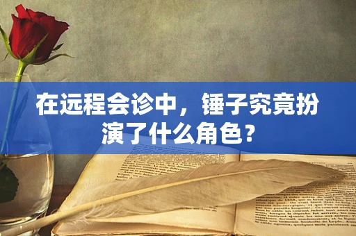 在远程会诊中，锤子究竟扮演了什么角色？
