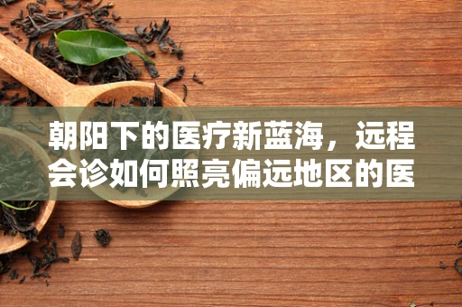 朝阳下的医疗新蓝海，远程会诊如何照亮偏远地区的医疗未来？