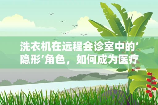洗衣机在远程会诊室中的‘隐形’角色，如何成为医疗设备维护的得力助手？