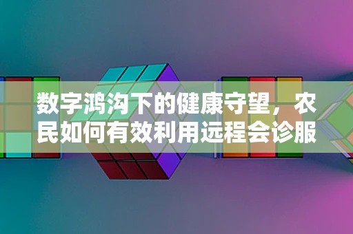 数字鸿沟下的健康守望，农民如何有效利用远程会诊服务？