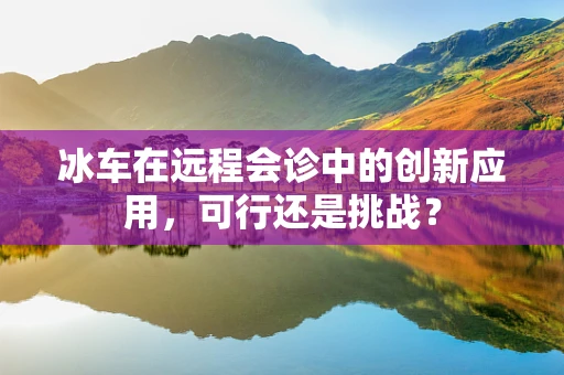 冰车在远程会诊中的创新应用，可行还是挑战？