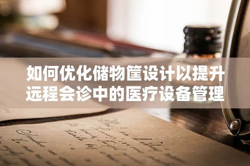 如何优化储物筐设计以提升远程会诊中的医疗设备管理效率？