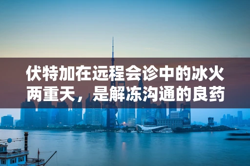 伏特加在远程会诊中的冰火两重天，是解冻沟通的良药，还是加剧紧张的催化剂？