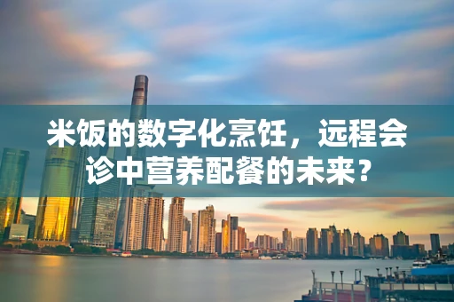 米饭的数字化烹饪，远程会诊中营养配餐的未来？