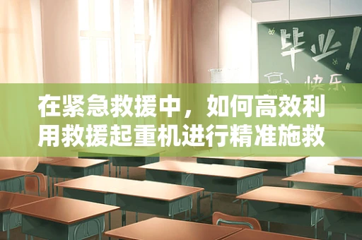 在紧急救援中，如何高效利用救援起重机进行精准施救？