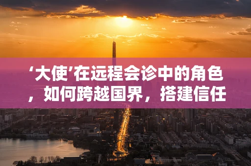 ‘大使’在远程会诊中的角色，如何跨越国界，搭建信任的桥梁？