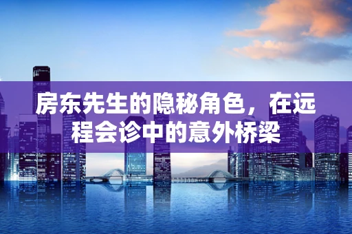 房东先生的隐秘角色，在远程会诊中的意外桥梁