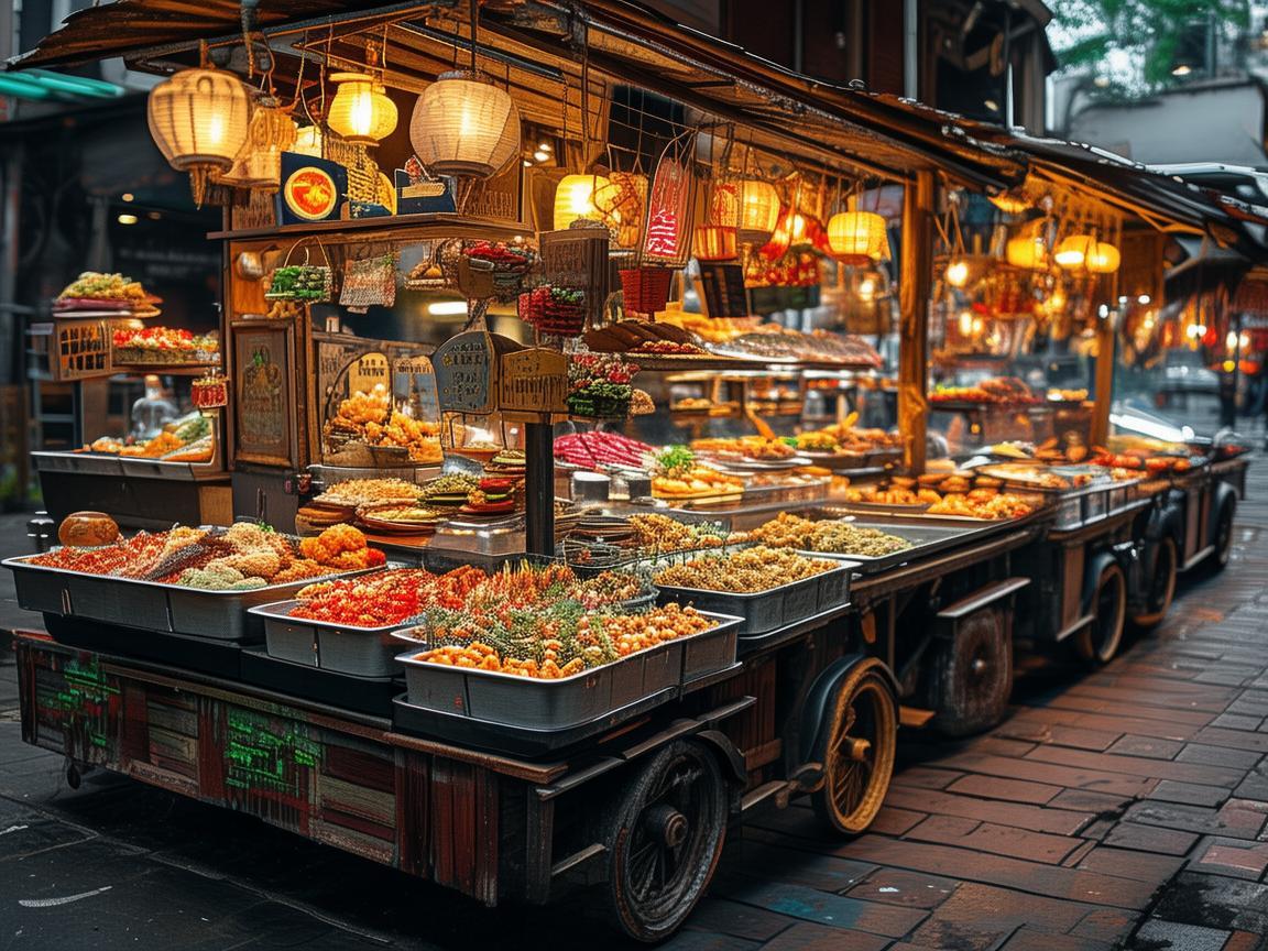 美食街小吃车，如何打造移动的味蕾盛宴？