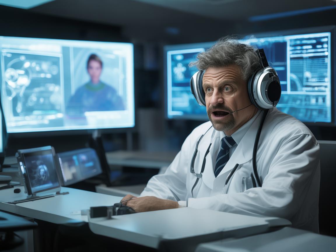 小品演员在远程会诊中的角色，幽默与科技的碰撞