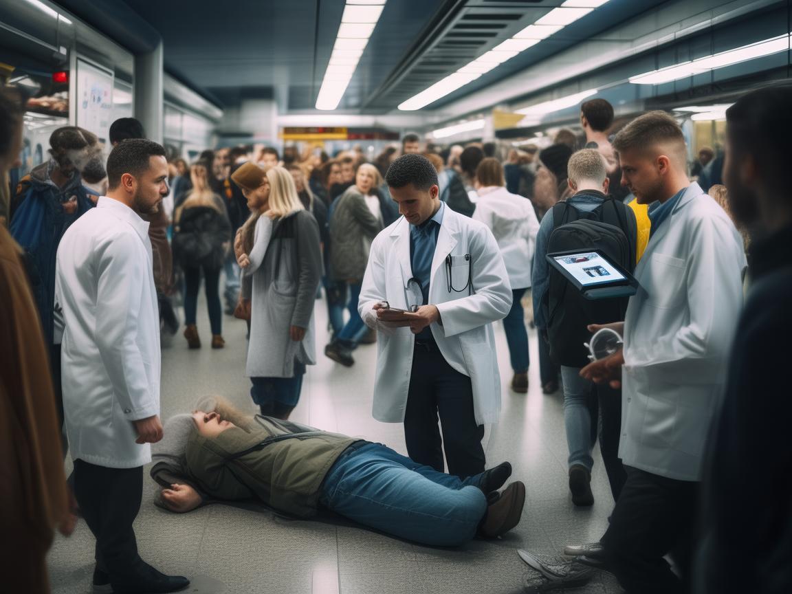 地铁中的紧急医疗情况，如何利用远程会诊技术实现高效应对？